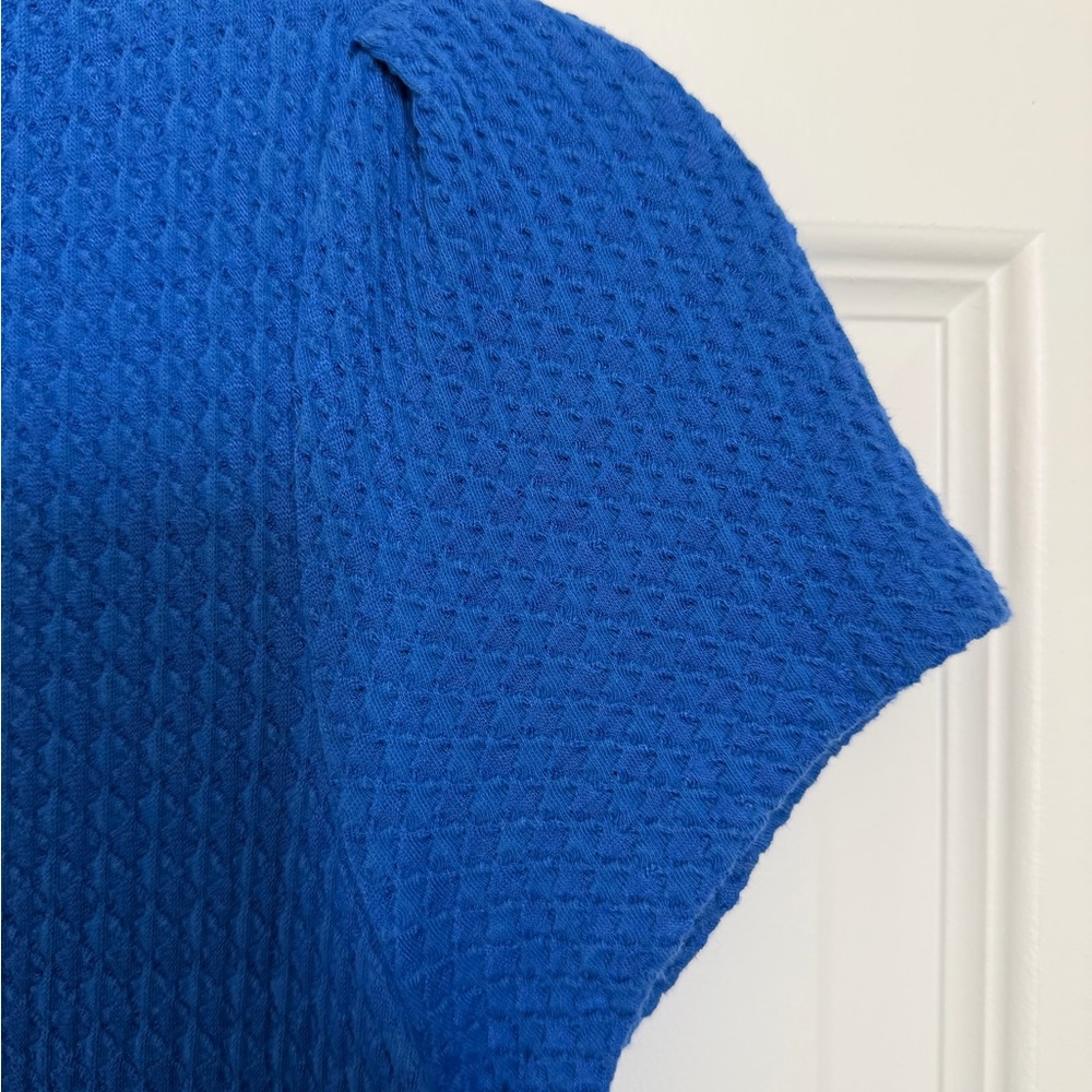 Maeve by anthropologie royal Blue textured shift dress size small - Picture 5 of 9